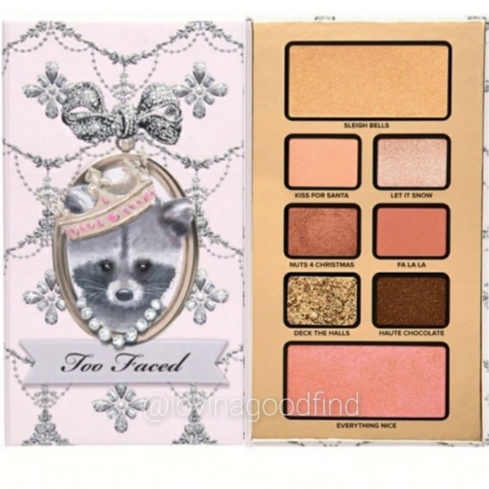 Too Faced Enchanted Wonderland RACCOON Palette NWT